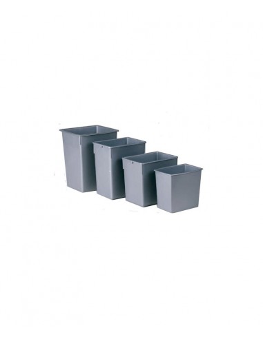 Papelera rectangular para residuos|Resopal
