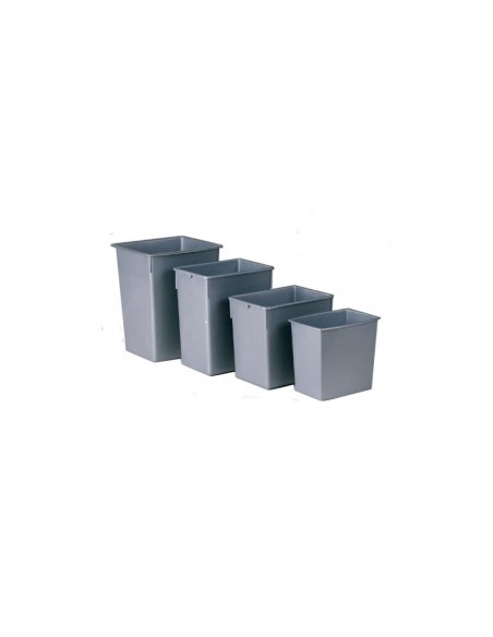 Papelera rectangular para residuos|Resopal
