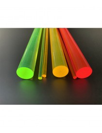 Barras de Metacrilato en colores fluor