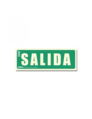 Señal "Salida" Clase B|Resopal