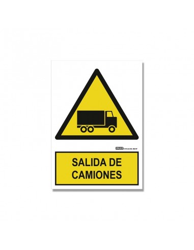 Señal "Salida de camiones"