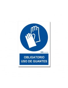 Señal "Obligatorio uso de guantes"