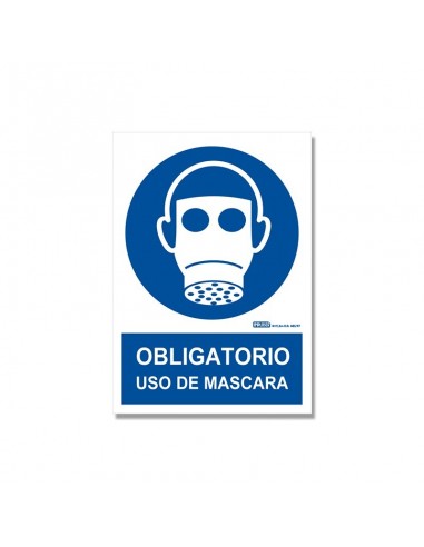 Señal "Obligatorio uso de mascara"