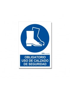 Señal "Obligatorio uso de calzado de seguridad"