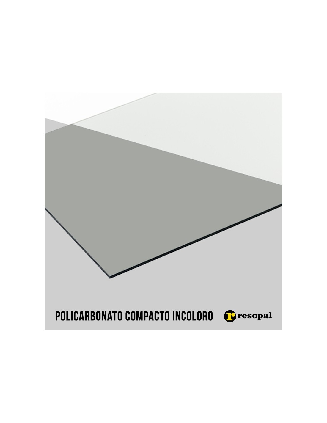 Placa de policarbonato compacto resistente al impacto y alta temperatura
