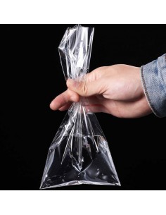 Paquete de bolsas de polietileno transparente
