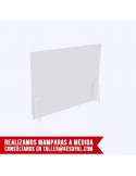 Mampara transparente con cajeado BLACK FRIDAY
