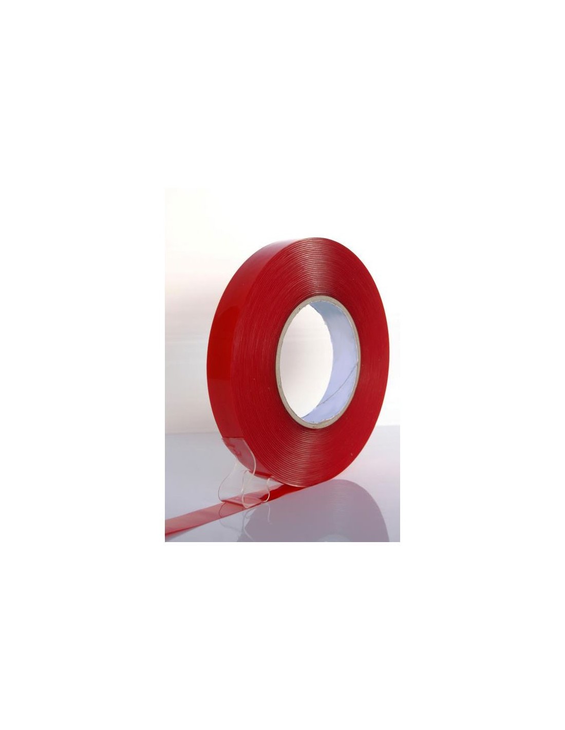 Cinta adhesiva de doble cara acrílica transparente de doble cara, cinta de  doble cara roja con núcleo de tubo pequeño, cinta de montaje industrial