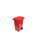 Contenedor Rojo de basura de 240 L
