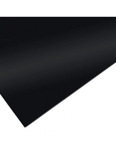Plancha PVC Compacto Negro Brillo