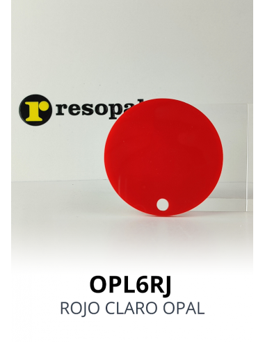 Metacrilato colada rojo en formato planchas|Resopal