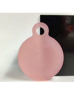 Metacrilato colada rosa frost en formato plancha