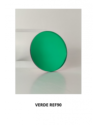 Metacrilato espejo color verde en formato plancha|Resopal