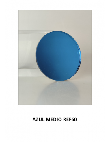 Metacrilato espejo color azul en formato planchas|Resopal