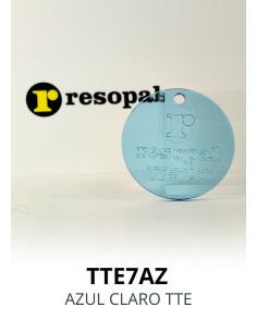 Metacrilato colada azul transparente en formato planchas