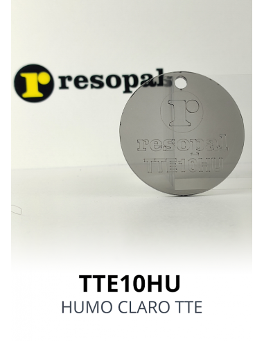 Metacrilato colada humo transparente en formato planchas|Resopal