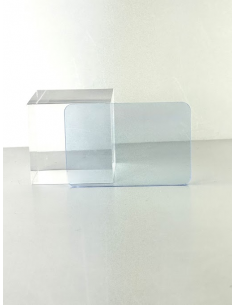 Metacrilato colada azul flúor en formato planchas