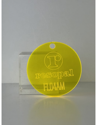 Metacrilato colada amarillo flúor en formato planchas|Resopal