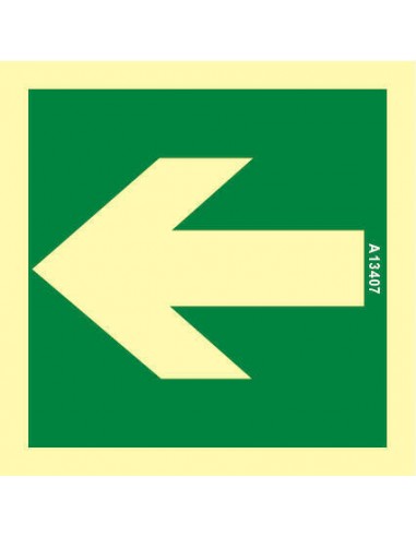 Señal flecha recta Clase A|Resopal
