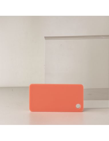 Metacrilato colada coral pastel en formato plancha|Resopal