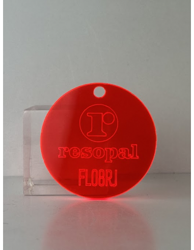 Metacrilato colada rojo flúor en formato plancha|Resopal