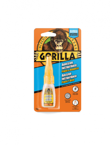 Adhesivo instantáneo Gorilla con pincel y boquilla|Resopal