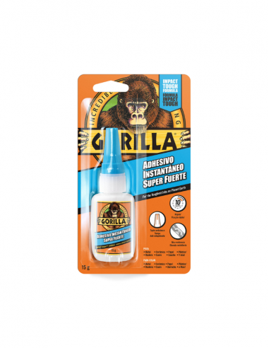 Adhesivo instantáneo Gorilla super fuerte|Resopal