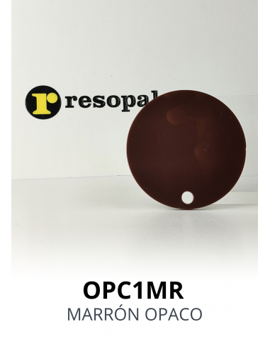 Metacrilato colada marrón en formato planchas|Resopal